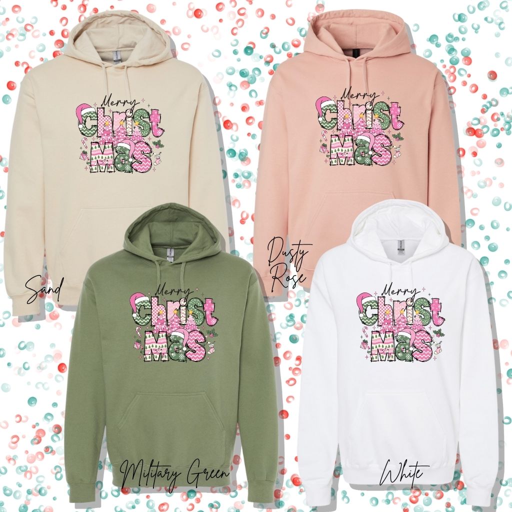 MERRY CHRISTMAS PINK