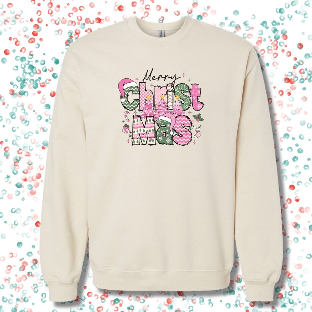 MERRY CHRISTMAS PINK