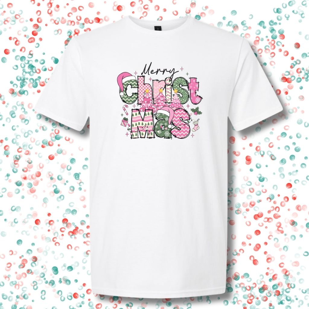 MERRY CHRISTMAS PINK