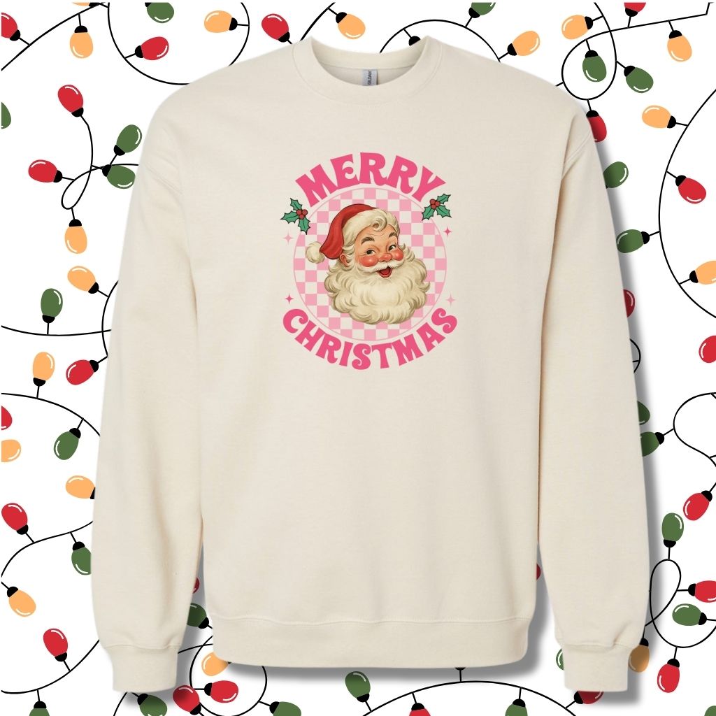 PINK VINTAGE SANTA
