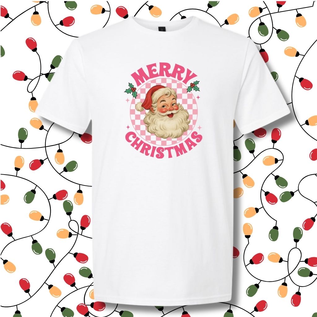PINK VINTAGE SANTA