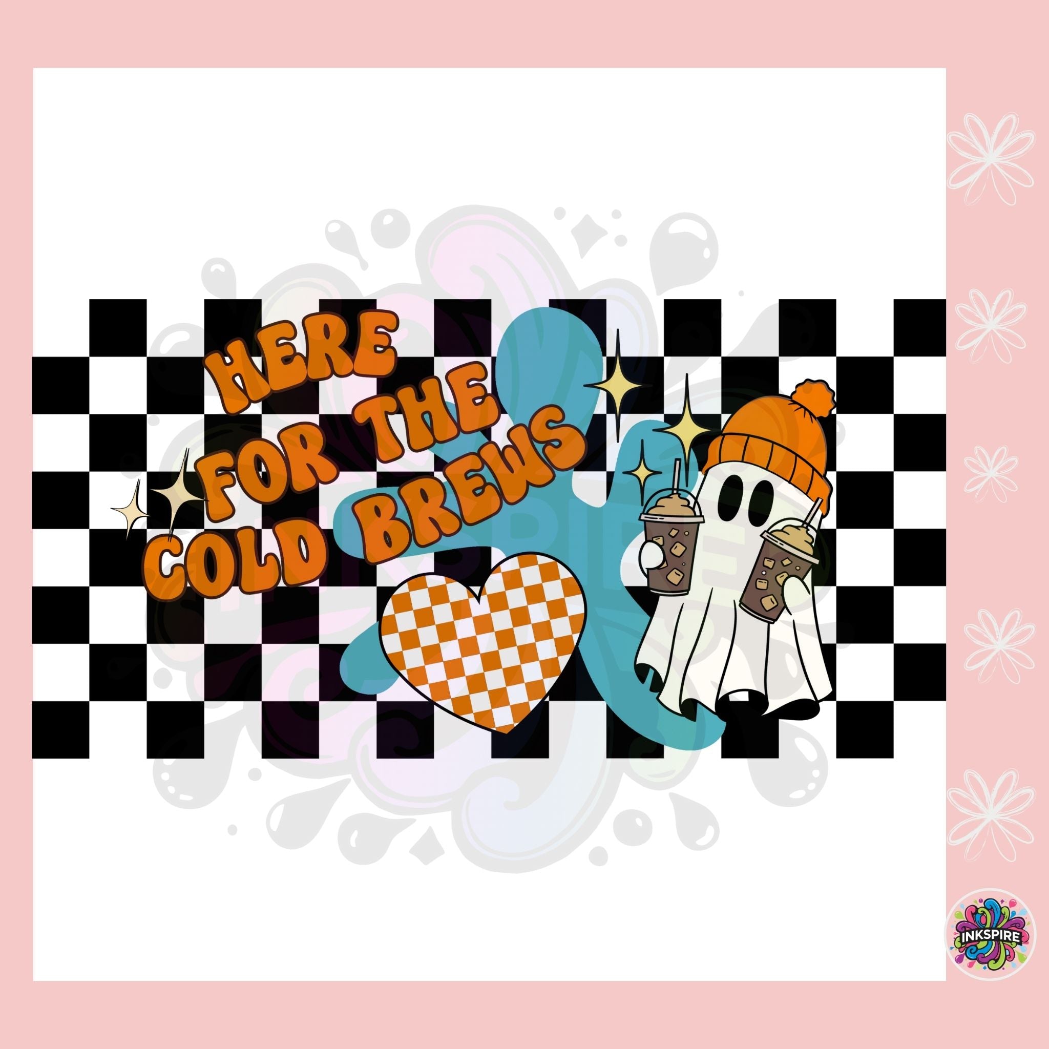 Here for the Cold Brews Ponytail Trucker Hat