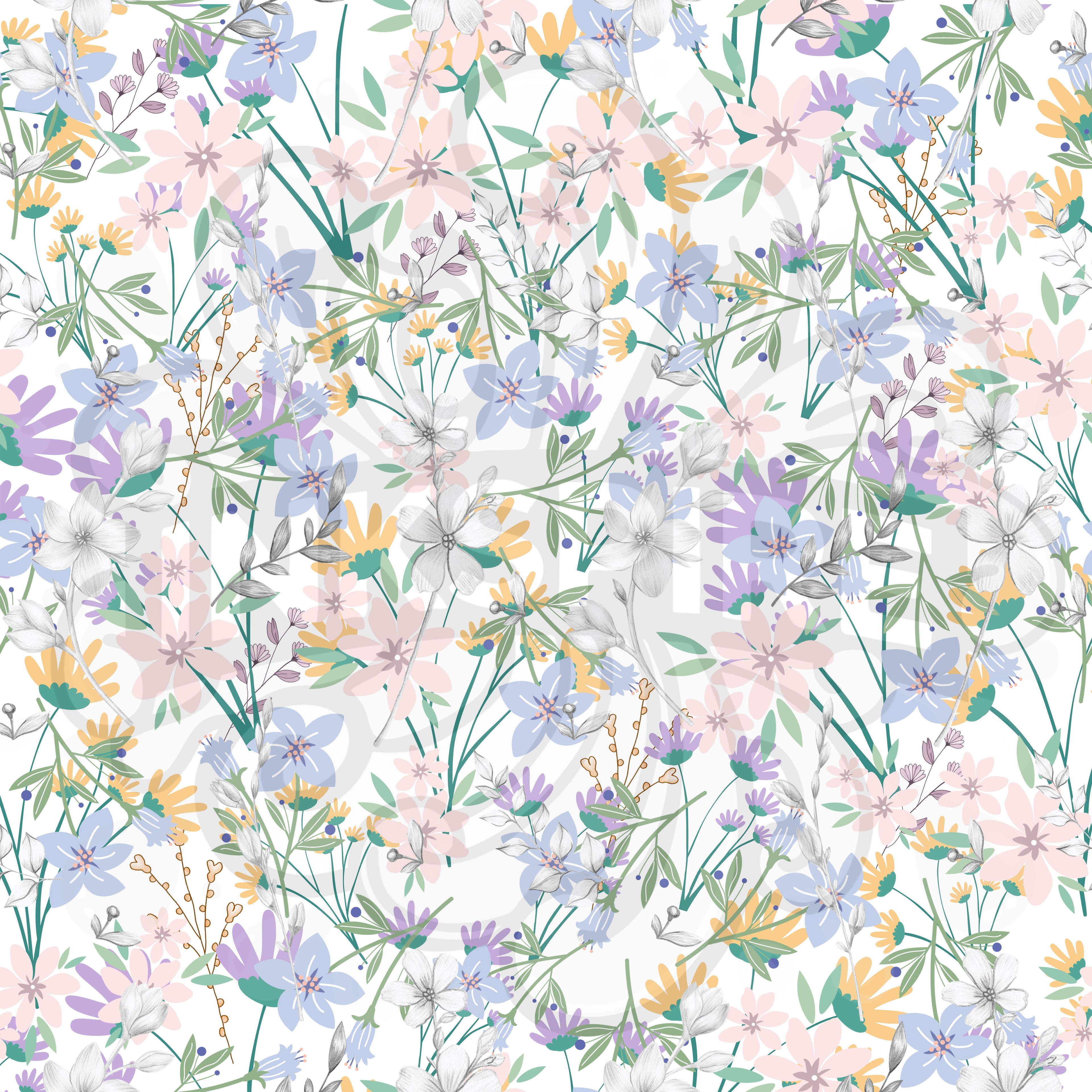 Whimsical Floral Tumbler