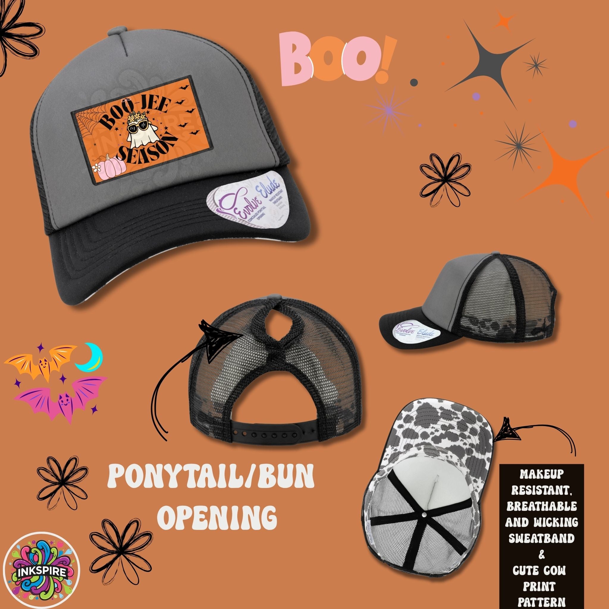 Boo-Jee Season Patch- Trucker Hat