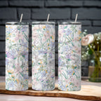 Whimsical Floral Tumbler